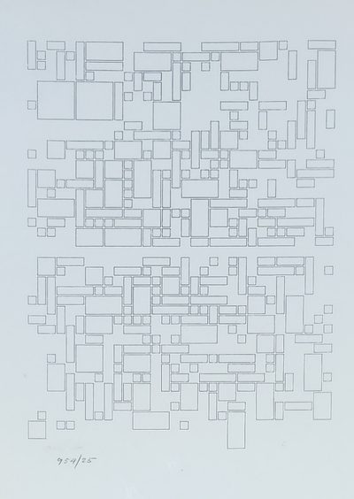 20251119 190200 · Robert Mallary · 1975 · Plotter Drawing