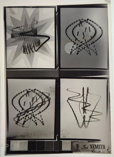 Mary Ellen Bute / Ted Nemeth · 1958-1959 (c.) · Oscilloscope/Light Photo