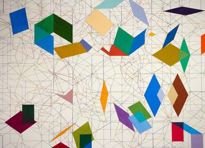 92-13 · Tony Robbin · 1992 · Plotter Drawing