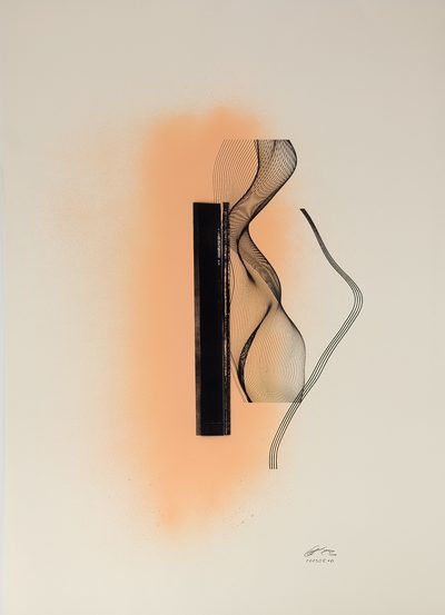 Abstract - 0230510 · Gunther Kleinert · 2023 · Plotter Drawing