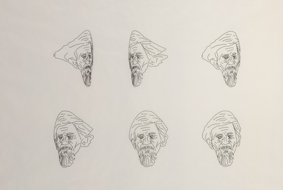 Charles "Chuck" Csuri / James Shaffer · 1968 · Plotter Drawing