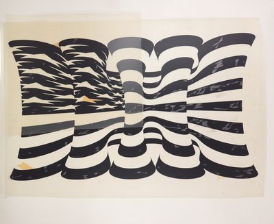 Bicentennial American Flag prototype · Aldo Giorgini · 1975 · Mixed Media