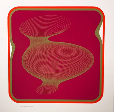 Computer Art IBM Edition B01 Ko%CC%88hler · Hans Köhler · 1974 · Print