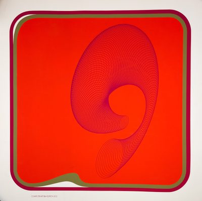 Computer Art IBM Edition B02 Ko%CC%88hler · Hans Köhler · 1974 · Print