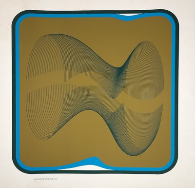 Computer Art IBM Edition B03 Ko%CC%88hler · Hans Köhler · 1974 · Print