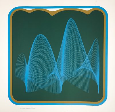 Computer Art IBM Edition B04 Ko%CC%88hler · Hans Köhler · 1974 · Print