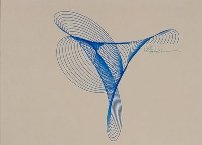 Designs of the Free · Lloyd Sumner · 1968 · Plotter Drawing