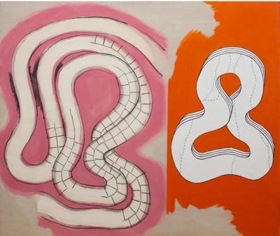 Double · Harold Cohen · 1963 · Painting