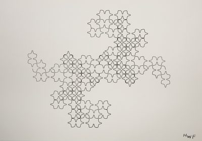 Drakula W. · Herbert W. Franke · 2023 (from a 1971 drawing) · Print