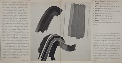 Exhibition Catalog Robert Fraser Gallery 1963 · Harold Cohen · 1963 · Mixed Media