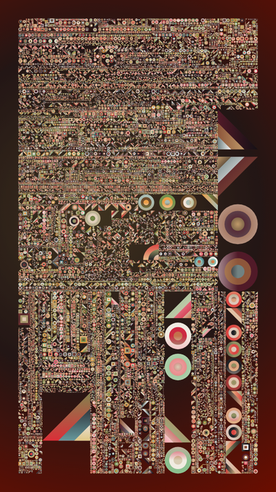 Flows of Pattern 44 · Shunsuke Takawo · 2024 · NFT/Digital