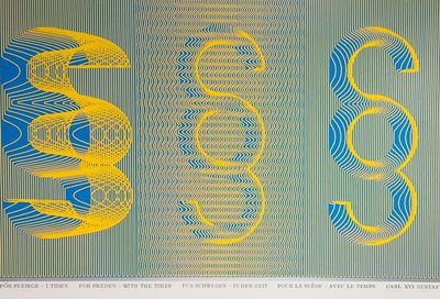 For Sweeden with the Time · Sture Johannesson · 1974 · Print