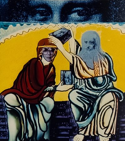 Leo and I · Lillian Feldman Schwartz · 1989 · Print