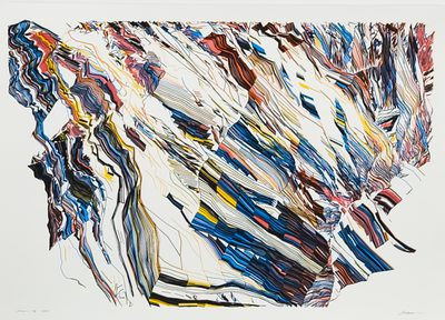 Linea 48 · Stuart Faromarz Batchelor · 2024 · Plotter Drawing