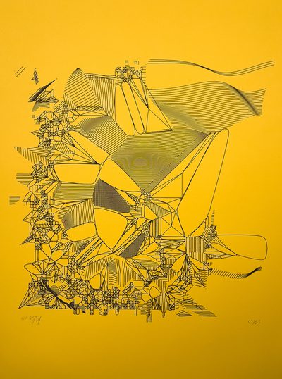 Mineral Prototype 01 · Julien Gachadoat · 2023 · Plotter Drawing