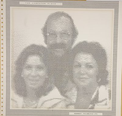 Newmarket Philadelphia 1976 Micro-Works 6800-based Computer-Portrait System · Unknown · 1976 · Print (Dot Matrix)