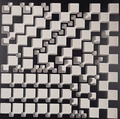 Plastik 1 Sculpture 1 · Georg Nees · 1970 · Print