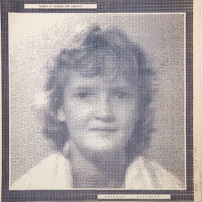 Portrait of Beth Micro-Works 6800-based Computer-Portrait System · Unknown · 1974 · Print (Dot Matrix)