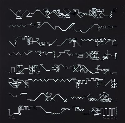 Print 1 · Manfred Mohr · 1976 · Print