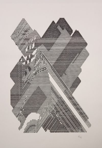 Procedural Drawing 10 · Agoston Nagy · 2024 · Plotter Drawing