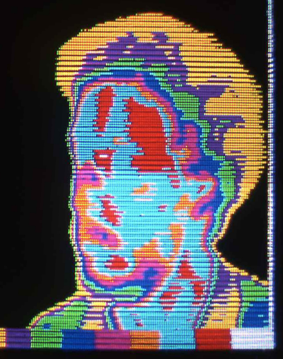 RL Thermographic Portrait · Richard Lowenberg · 1975 · Print