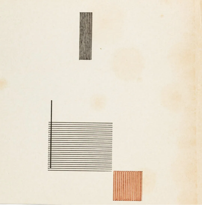 Rectangular Hatching · Frieder Nake · 1965 · Plotter Drawing