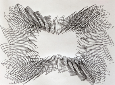 Rota 45 · Tomislav Mikulic · 1973 · Plotter Drawing