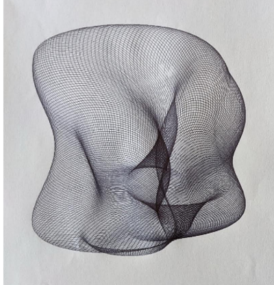 Rotmo 1 · Tomislav Mikulic · 1973 · Plotter Drawing