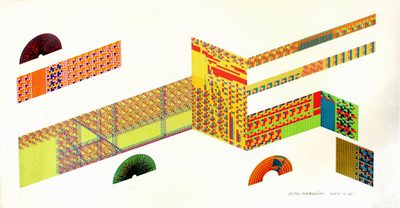 Skew H36 · Mark Wilson · 1983 · Plotter Drawing