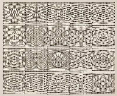 Spirales Carre%CC%81es 19821984 sin d1 · Pierre Braun · 1982 · Plotter Drawing