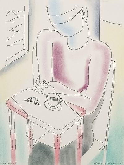 Tea Leaves · Barbara Nessim · 1989 · Mixed Media