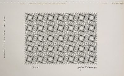 Twist · William Kolomyjec · 1976 · Plotter Drawing