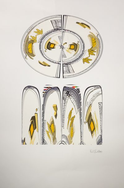 Two Anamorpohous · Brian Reffen Smith · 2000 · Print