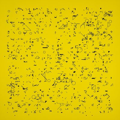 Untitled Formal Language · Manfred Mohr · 1972 · Print