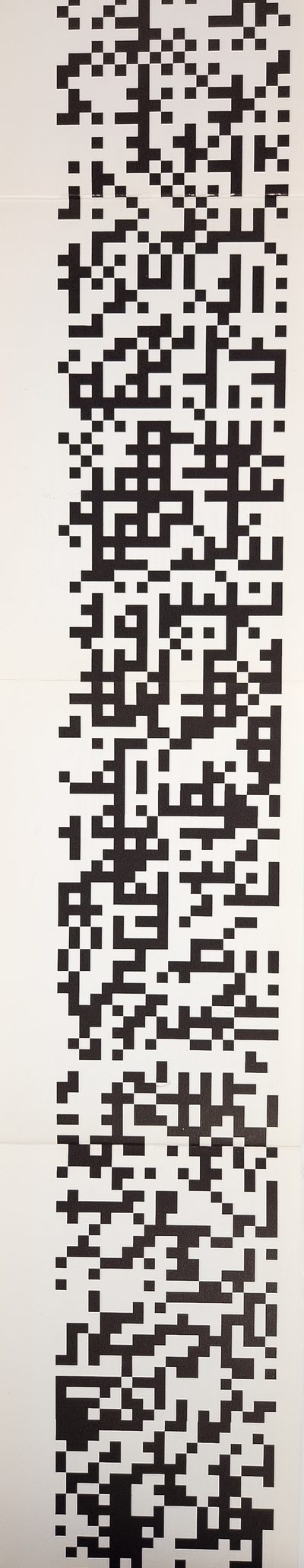 Vormgeving en Exacte Discipline %E2%80%93 1 jaar aan de Rijksuniversiteit Utrecht · Peter Struycken · 1970 · Print